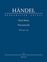 Wassermusik HWV 348-350. Studienpartitur, Urtextausgabe. BÄRENREITER URTEXT