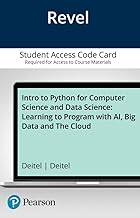 Intro to Python for Computer Science and Data Science: Learning to Program With Ai, Big Data and the Cloud -- Revel