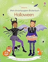 Mein Anziehpuppen-Stickerbuch: Halloween: Stickerheft mit über 360 Anzieh-Stickern, davon viele mit Glitzer - gruseliges Stickervergnügen ab 5 Jahren