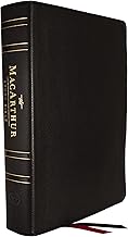 Holy Bible: Macarthur Study Bible: Unleashing God's Truth One Verse at a Time, Lsb, Black Genuine Leather, Comfort Print, Thumb Indexed