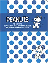 Peanuts 16-Month 2022-2023 Monthly/Weekly Planner Calendar: September 2022-December 2023