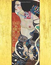 Klimt LARGE Notebook #1: Cool Artist Gifts - Judith II Gustav Klimt Notebook College Ruled to write in 8.5x11