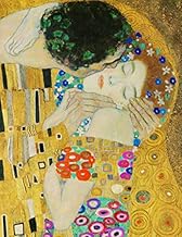 Klimt LARGE Notebook #10: Cool Artist Gifts - The Kiss Der Kuss Gustav Klimt Notebook College Ruled to write in 8.5x11