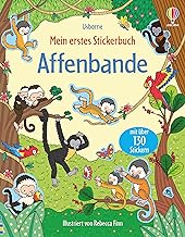 Mein erstes Stickerbuch: Affenbande: mit über 130 Stickern - Stickerheft ab 3 Jahren