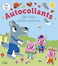 Mes contes préférés en autocollants- Les trois petits cochons - Dès 3 ans