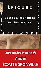 Epicure, Lettres, Maximes Et Sentences