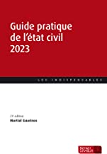 Guide pratique de l'état civil 2023 (21e éd.)