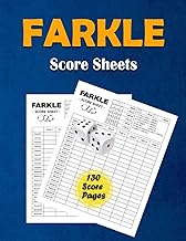 Unix Mecanismes Internes 2e Ed: Farkle Scorecards | 130 Large Score Pads for Scorekeeping | Farkle Score Cards | Farkle Score Pads with Size 8.5 x 11 inches (Farkle Score Book)