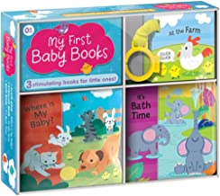 My First Baby Books: Three Adorable Books in One Box: Bath Book, Cloth Book, Buggy Book