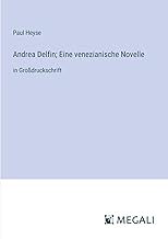 Andrea Delfin; Eine venezianische Novelle: in Großdruckschrift