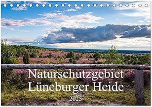 Naturschutzgebiet Lüneburger Heide (Tischkalender 2025 DIN A5 quer), CALVENDO Monatskalender: Wandern in der traumhaften Heidelandschaft rund um den Wilseder Berg