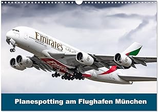 Planespotting am Flughafen München (Wandkalender 2025 DIN A3 quer), CALVENDO Monatskalender: Flugzeuge aufgenommen am Flughafen München