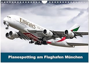 Planespotting am Flughafen München (Wandkalender 2025 DIN A4 quer), CALVENDO Monatskalender: Flugzeuge aufgenommen am Flughafen München