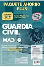 Paquete Ahorro PLUS Guardia Civil 2021. Ahorra 66 € (incluye Temarios 1, 2, 3 y 4; Test Psicotécnicos y de Personalidad; Ejercicios de Inglés; Pruebas ... y Curso Oro con 5.400 preguntas test online)