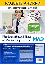 Paquete Ahorro Técnico/a Especialista en Radiodiagnóstico Servicio Extremeño de Salud. Ahorra 78 € (incluye Temario común y test; Temarios específicos ... 2 y 3; Test específico; y acceso Curso Oro)