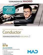 Conductor (Grupo III de Personal Laboral) de la Comunidad de Madrid. Temario Específico Volumen 2