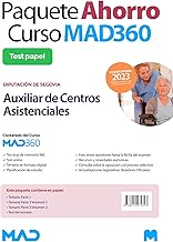 Paquete Ahorro (LIBRERÍA) Curso MAD360 + Libros PAPEL Auxiliar de Centros Asistenciales Diputación de Segovia