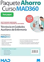 Oposiciones Técnico/a en Cuidados Auxiliares de Enfermería de Instituciones Sanitarias de la Comunidad Autónoma de Cantabria. Paquete Ahorro de Libros y Curso MAD360