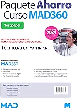 Oposiciones Técnico/a en Farmacia de Instituciones Sanitarias de la Comunidad Autónoma de Cantabria. Paquete Ahorro de Libros y Curso MAD360