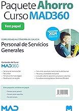 Oposiciones Escala de Personal de Servicios Generales (PSX) de la Comunidad Autónoma de Galicia. Paquete Ahorro de Libros y Curso MAD360