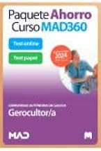 Paquete Ahorro Curso MAD360 + Test PAPEL y ONLINE Escala de Gerocultor/a Comunidad Autónoma de Galicia