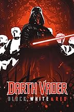 Darth Vader. Black, white & red