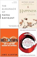 L'Almanacco di Naval Ravikant, Happiness, Meltdown, The Courage To Be Disliked, set di 4 libri da collezione