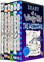 Diary of a Wimpy Kid Series 12-17 Collection 6 Books Set By Jeff Kinney (Diper Overlode [Hardcover], The Getaway, The Meltdown, Wrecking Ball, The Deep End, Big Shot)