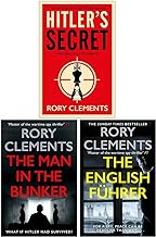 Rory Clements Collection 3 Books Set (Hitler's Secret, The Man in the Bunker & The English Führer)